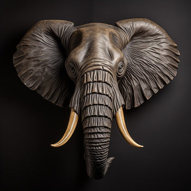 Tableau Tête Éléphant